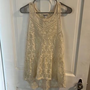 Express Long Lace Tank